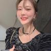 Black Beaded Heart Necklace: Summer Luxury Hip Hop Clavicle Chain