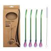 stainless steel Straws Eco-friendly Drinking Straws for Smoothie Milkshakes Tea Juice Cocktail Straw with Brush  Tea, Juice