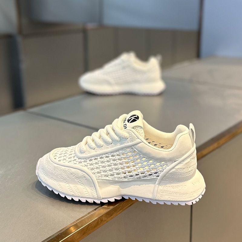 

Men s shoes summer new trend thick-soled heightening mesh shoes breathable fashion low-top dad shoes casual sports trendy shoes 44