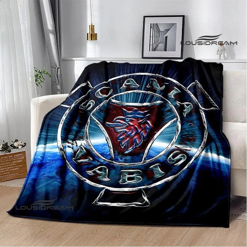 3D S-Scania Truck Printed Blanket Picnic Blanket Warm Flannel Blankets Home Bed Linings Blankets for Beds Birthday Gift