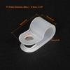 20Pcs Nylon R-Type Cable Clamp Organizer Cord Clips for Wire Management 5/4.8/6.4/15.8mm Black CC-0.5/UC-0.5/UC-1/CC-1/CC-4