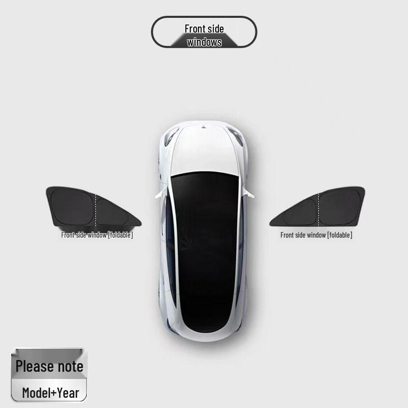 Model Y Renew 3 Car Camping Privacy Side Window Curtains - Sun Protection & Heat Insulation Sunshade