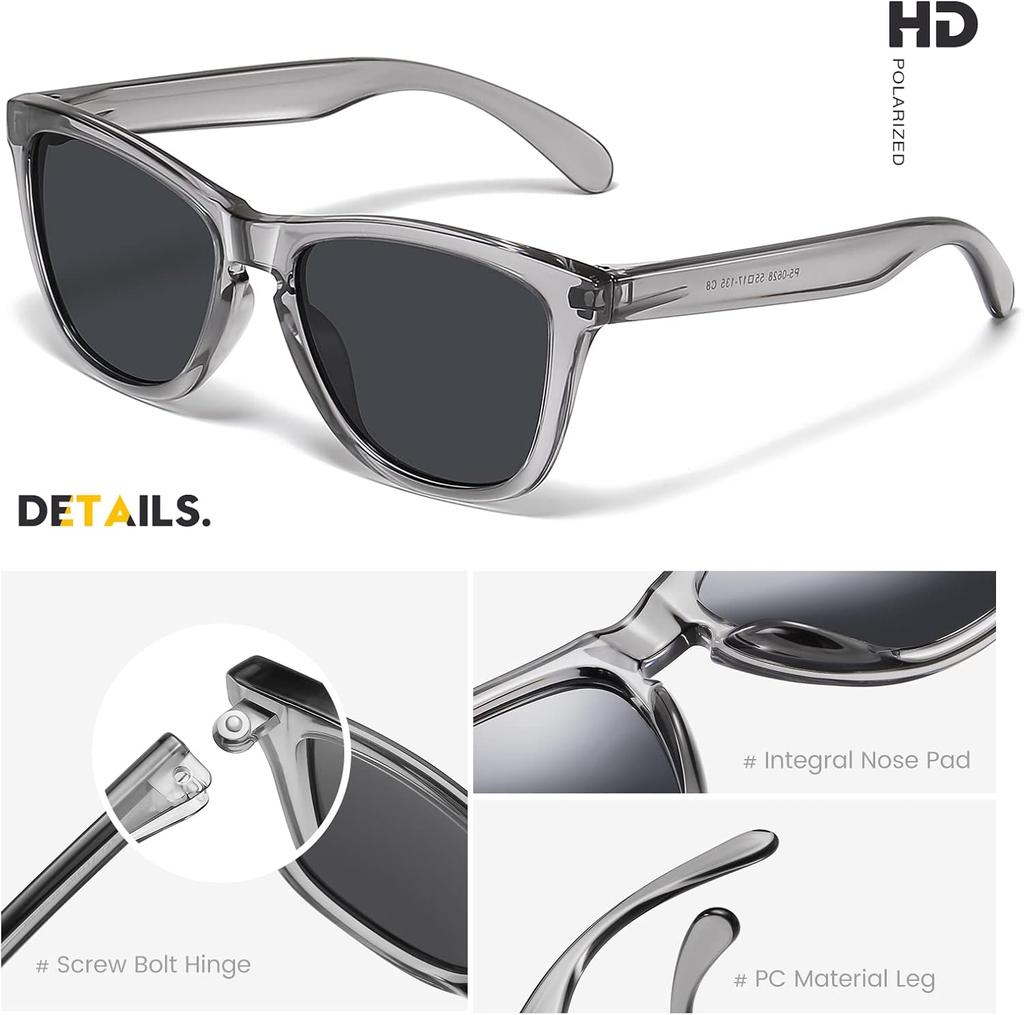 Sunglasses Womens Polarized Sunglasses For Mens Womens Retro Mirror Lens For Driving Fishing Uv400 Protection
