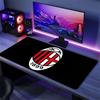 Tappetino Mouse AC Milan, Tappetino da Scrivania XXL per Gaming, Mousepad Antiscivolo XXL per Laptop e Tablet, Tappetino da Gioco per Mini PC con Bordi Cuciti