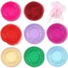 10Pcs Mesh Organza Drawstring Bag Tulle Fabric 26CM Gift Bags Round Shape Round Organza Bag