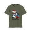 Unisex Softstyle T-Shirt Mens Womens Tees Top Woman Snowman Hug Emotional Wholesome Christmas Holiday
