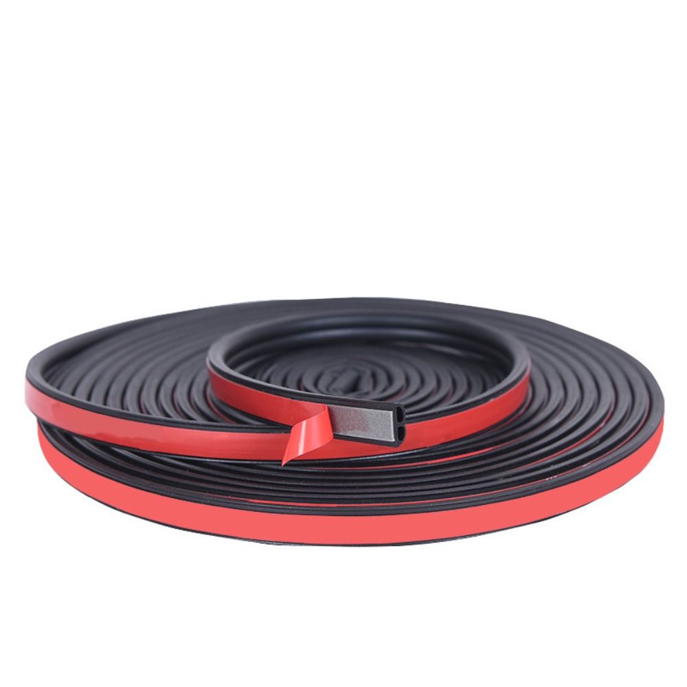 5m Self-Adhesive Rubber Sound Insulation Anti-Dust Weatherstrip Sealants Seal Strip Anti-collision