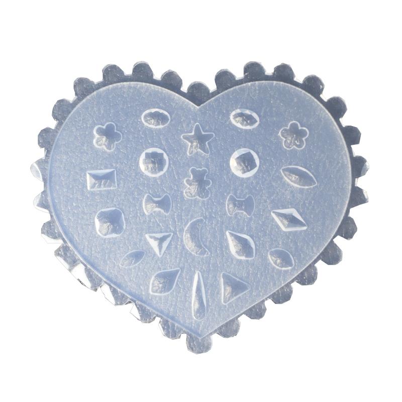 Silicone Carved Nail Stickers Nail Art Silicone Mold 3D Flower Star Nail Art Mold Flower Silicone Carved Mold Nail Decor