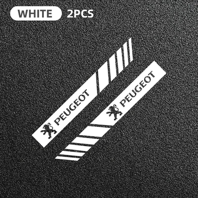 

2026 Hot Car Sticker Fashion New Car Rearview Mirror Decoration Sticker Vinyl For Peugeot 308 408 508 RCZ 208 3008 2008 206 207