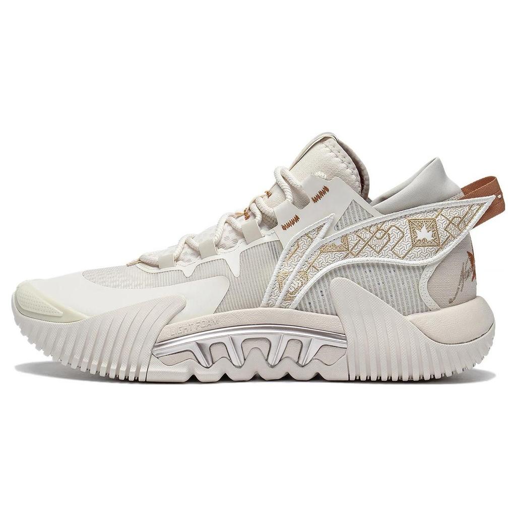 Li Ning Badfive 2 Low Basketball Shoes Men sneaker Gray ABFR005-13