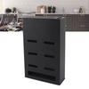 Wall Mounted Knives Block Space Aluminum Wall Hanging Knives Rack Multipurpose Knives Slot Holder Fo