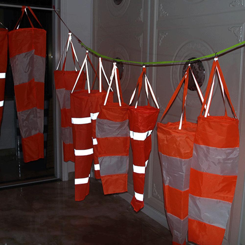 

White And Red Fluoerscence Waterproof Wind Sock Wind Sleeve Waterproof Wind Vane Windbag Scale Airport Windsock 80cm