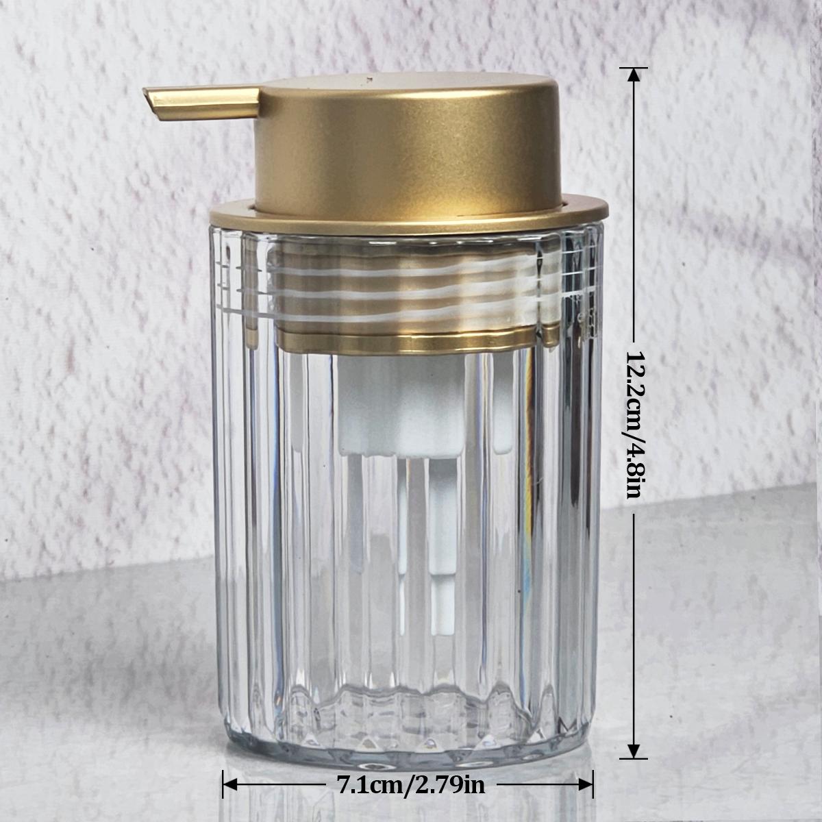 

Дозатор для пены для рук Бутылка для мыла Контейнер для мытья рук Дизайн дозатора для пены Украшение столешницы чистый