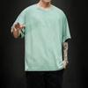 Summer Men's T Shirt Fashion Solid Oversized Hip Hop T-shirt Casual Cotton Mens Streetwear Top Tees