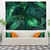 Tropical Palm Leaf Tapestry Botanical Leaves Wall Hanging Blanket for Living Room Bedroom Dorm Home Decor Nature Theme Tapestry