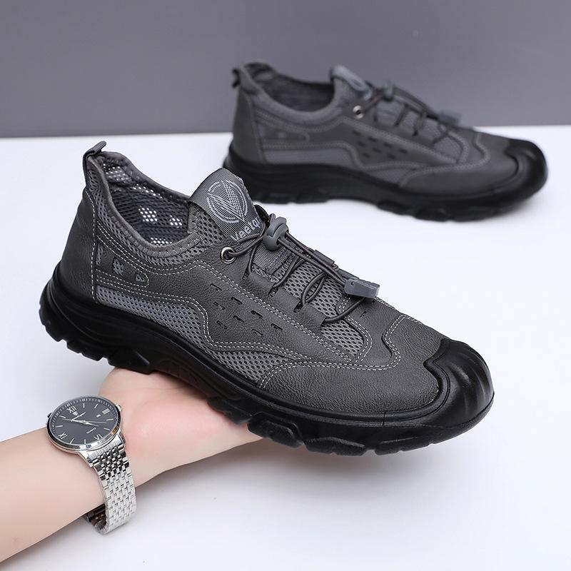 Fashion 2025 New Men's Breathable Men's Summer Shoes Mesh Outdoor Sports Shoes Soft Sole Anti Slip Wear Resistant Free Shipping Shoes