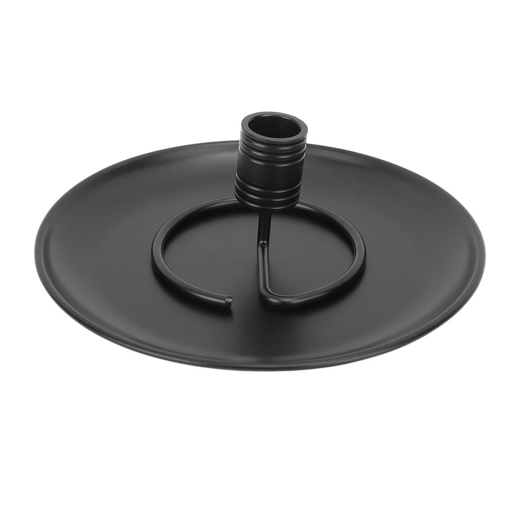 Moxa Collector Stick Storage Base Stainless Steel Round Stable Safe Compact Roll Tray for Moxibustion Home