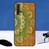 Mandala Wood Floral Case For Huawei Nova Y90 Y91 Y60 Y61 Y70 10 9 SE 11 Pro 5T 11i 8i 3i P20 P40 P30 Lite Cover