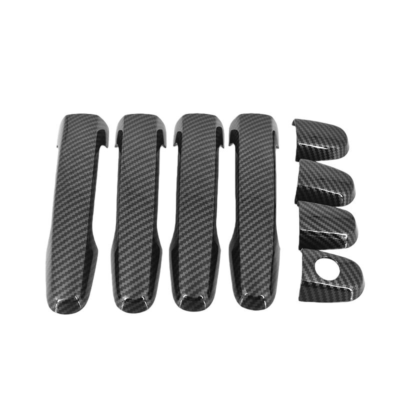 Car Decoration Door Bowl I Handle Cover For Toyota Yaris (Imported) Vios 2002-2013 Cars Accessories Carbon Fiber