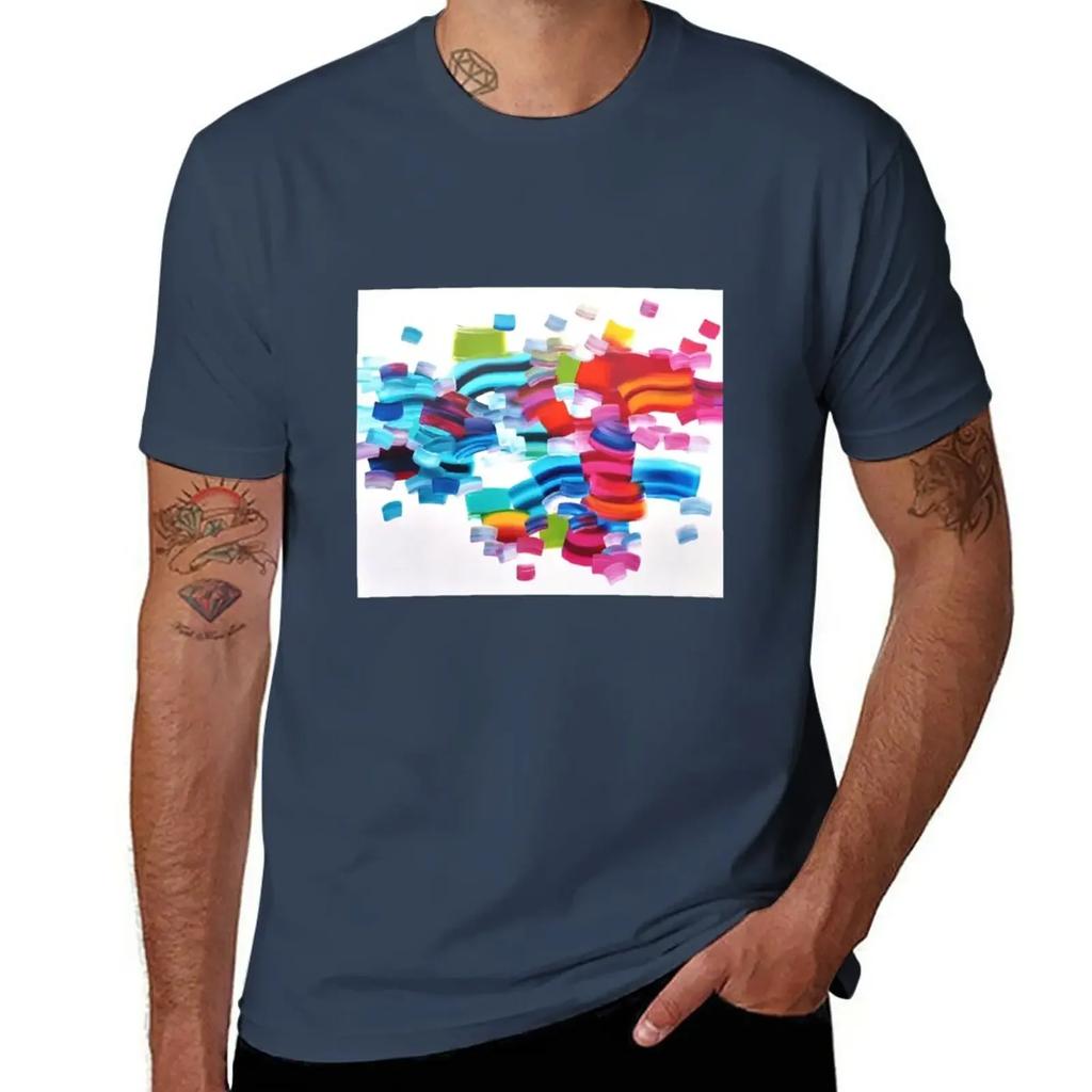 Flow T-Shirt korean fashion anime funnys Men's t shirts