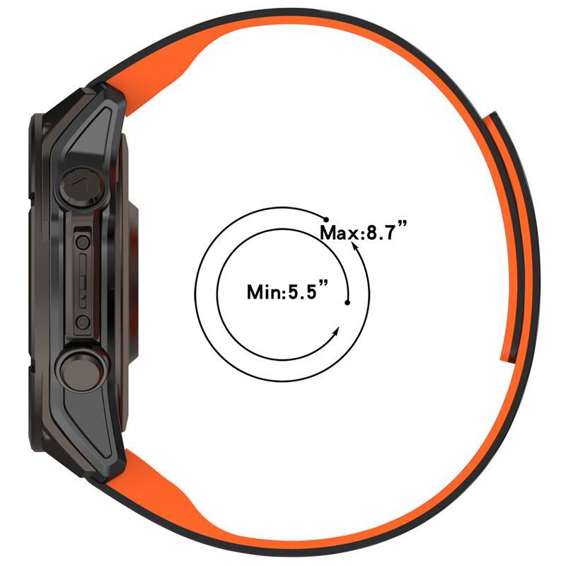 20mm 22mm 26mm Silicone Magnetic Band for Garmin Fenix 8 43 47 51mm 7X 7 7S 5X 5S 6 6X 6S Plus 3HR Quick Fit Bracelet WristStrap