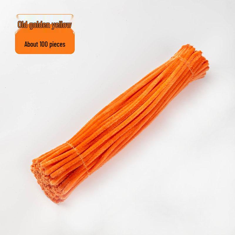 Chenille Stems [Zinc Art] Macaron Wool Strips for DIY Children's Toy and Bouquet Crafts.