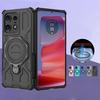 For Moto Edge 50 Pro Case Cover Motorola Moto Edge 50 Pro Capas Bumper Attraction Adsorption Ring Holder Fundas Moto Edge 50 Pro