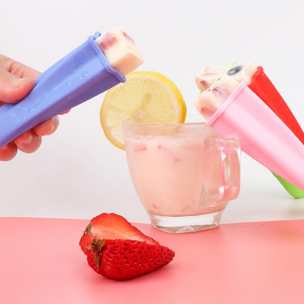 Ice Pop Mold Star Shape Tube Molds with Lids Leakproof Reusable Food Ice Cream Maker Fruit Mould Summer Kitchen Gadgets