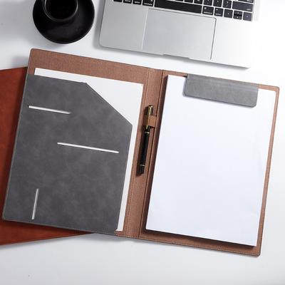 Carpeta de Negocios A4 Cuero Firma Este Contrato Clip Libro de Datos Almacenamiento de Archivos