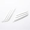 2PCS SUS304 Stainless Steel Front Intake Molding Trim Car Styling Cover Accessories  for Toyota C-HR CH-R 2017 2018