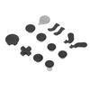 Game Controller Thumbsticks Component Pack Black with Carry Case Charging Dock 4 Paddles 2 D Pads for Elite Controller