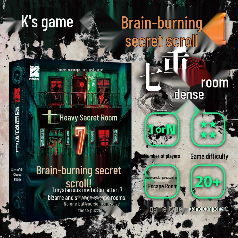 K's Mind-Bending Secret Scroll: Immersive Deduction Puzzle Game (Single & Multiplayer)