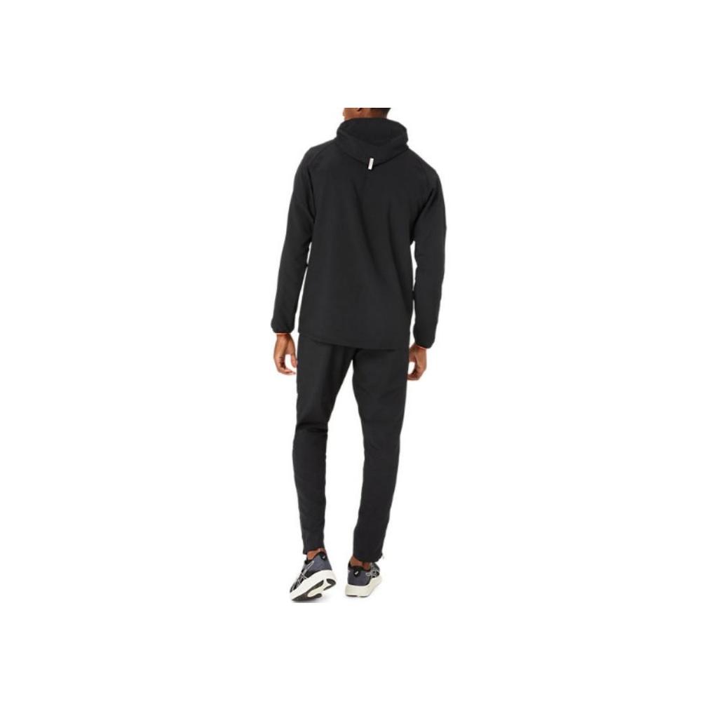 Asics Chaqueta con Capucha y Cremallera con Estampado para Hombre Ropa Exterior Negro 2031E534-001