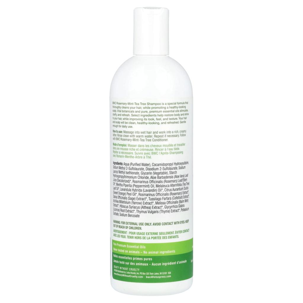 Shampoo, Rosemary Mint Tea Tree, 473Ml(16Fl Oz)