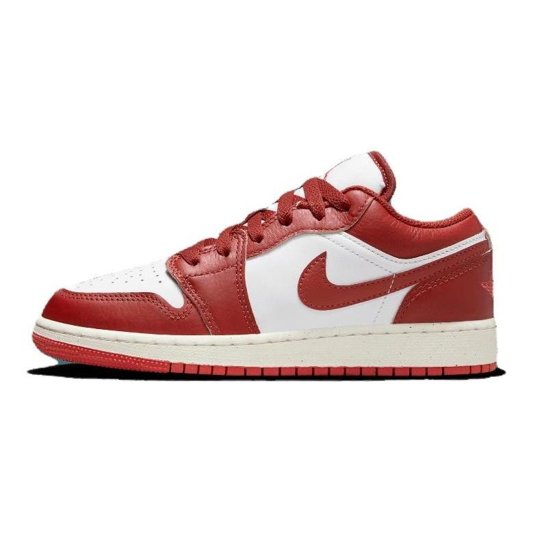 Jordan Air Jordan 1 Low Top Vintage Basketball Shoes Women's Red FJ3465-160(Team18-SBOX)