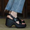 Women Platform Sandals 2025 New Summer Outdoor Comfortable Non Slip Casual Shoes Height Increase Breathable Wedge Shoes