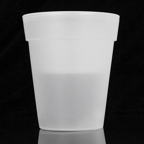 Pot de fleur creux en ABS, coque lumineuse sans fil pour l'extérieur, Pot de plantes solaires LED, fournitures ménagères