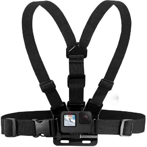 Head Strap Mount for ALL GoPro HERO Cameras + an eCostConnection Microfiber Cloth