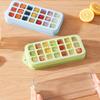 Food Grade Silicone 2in1 Ice Cube Straw Cups Press Type Ice Cube Tray Ice Tray Mold  Travel