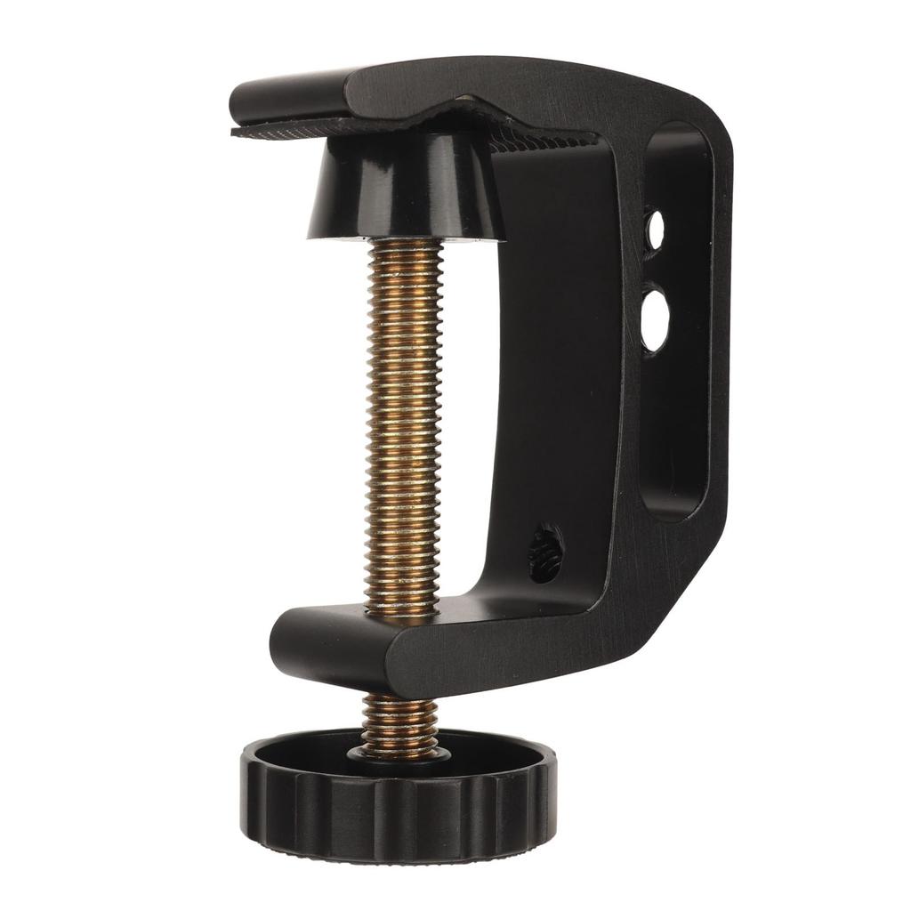 Photography C Clamp Aluminium Alloy Desktop Mount Holder C Clamp with 1 4in and 3 8in Thread Hole for Table