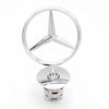 Mercedes Benz Engine Hood Chrome 3D Badge Emblem For Mercedes Benz C E S Class W204 W205 W212 W213 W211 W220 Auto Parts keychain HO1