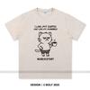 Women's I Like My Coffee Printed T-Shirt 100% Cotton Oversized Barista Graphic Tees for Men Summer Tops Brew Streetwear