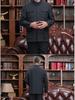 Herren Klassischer Zhongshan Anzug: Traditionelle chinesische Jacke für Mittelalte und Ältere - Frühlings-, Herbst- und Winterstile.