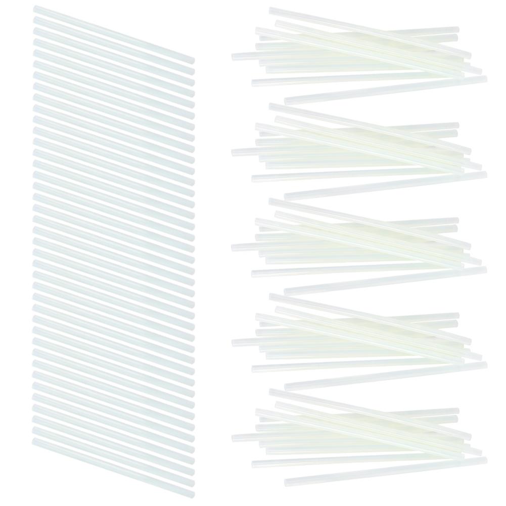 100 st 7 x 200 mm Smältlimstift Transparent DIY Hantverk Reparation Smältlimstift