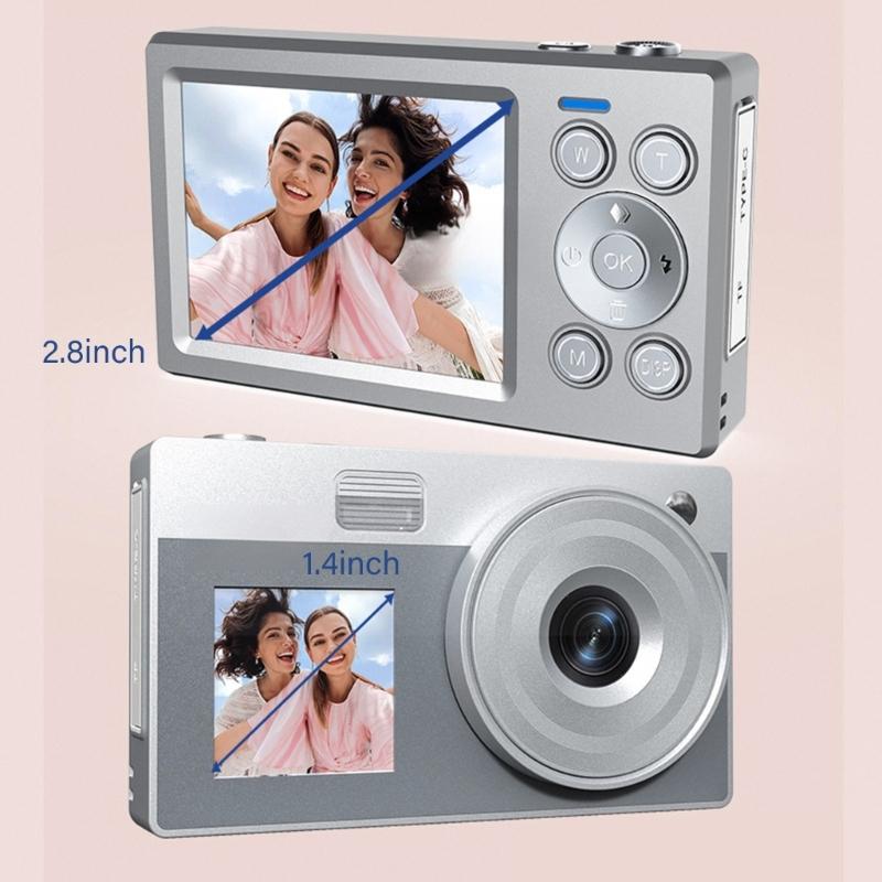 Vintaged Camera With 2.8Inch Front Screen 16x Digital Zooming 1080P Video Recording For Outdoor School Event