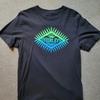 Hurley Black and Blue Cotton Tee