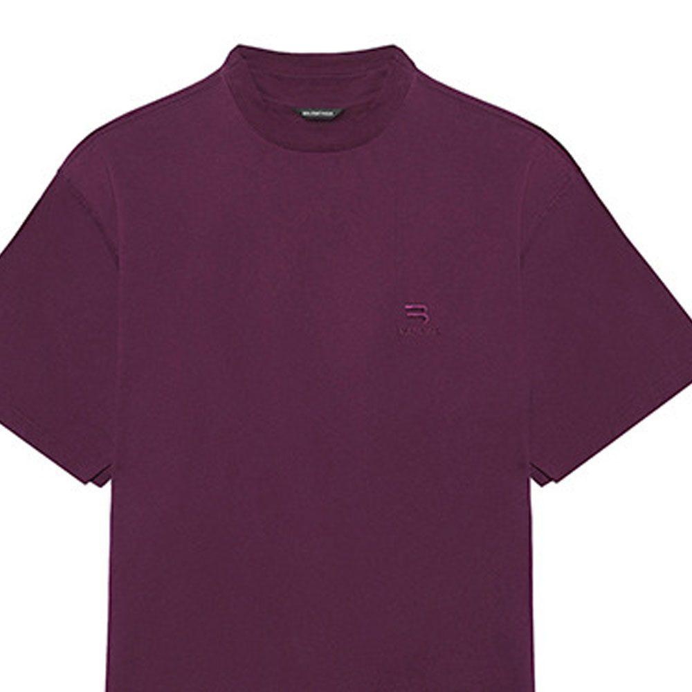 Balenciaga T Shirt Women's Purple Loose Fit 657059TKV908476