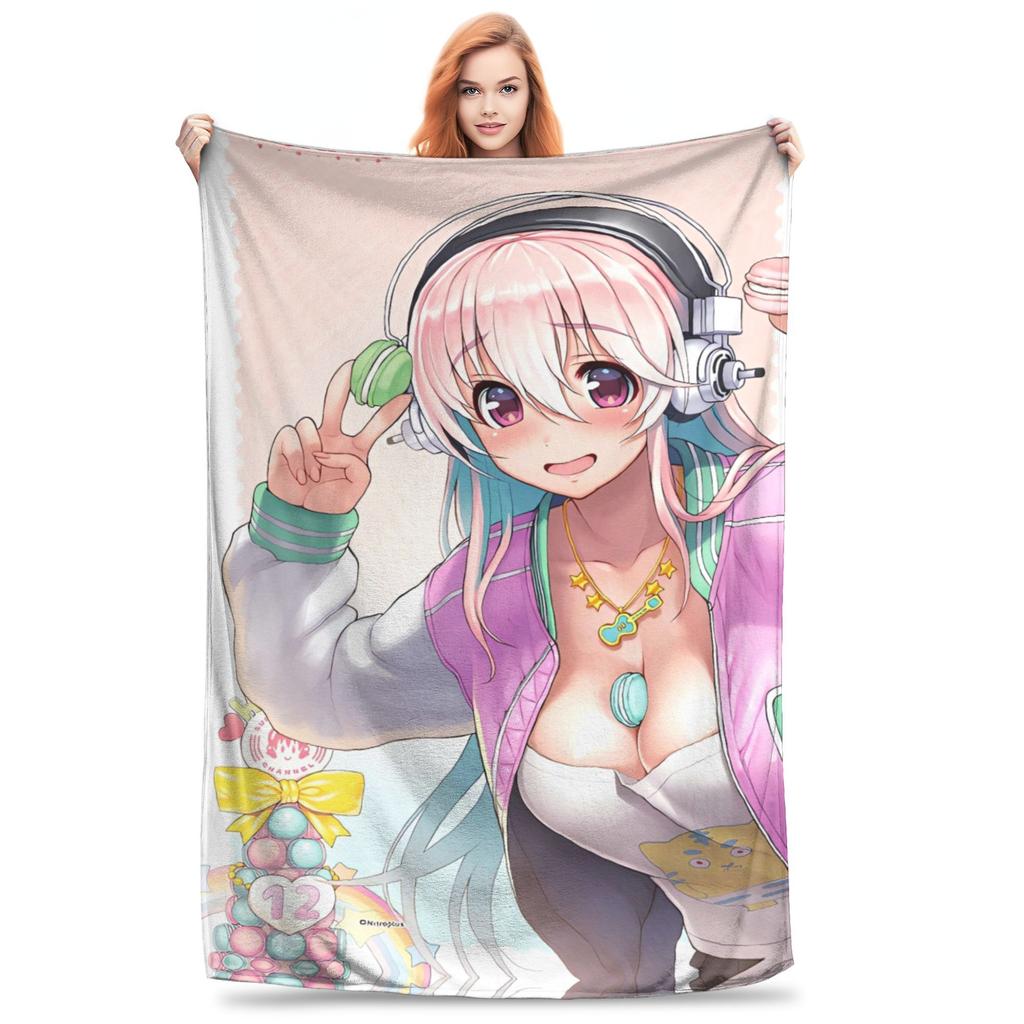 Japanese Sonico Blanket Quality Super Soft  Throw Blanket Winter Child Bedroom Fashion Bedspread