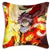 Classic Comics Anime Fairy Tail Pillow Covers Cartoon Sofa Decorative Home Double-Sided Printing Short Plush Cute Cushion Cover