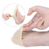 Summer Thin Ice Silk Boat Socks Breathable High Elastic Forefoot Cotton Pad Arch Support Non Slip Invisible Socks